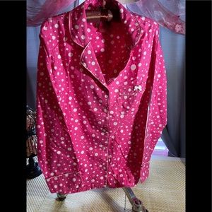 Victoria secrets polka dotted pajamas